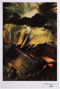 DALLE TENEBRE ALLA LUCE, 2020 - Collage su carta, cm. 20x14