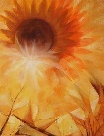 GIRASOLI, 2011 - olio su tela  cm. 30x40