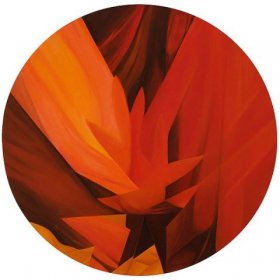 SUNSET, 2011 - oil on canvas diameter 80 cm