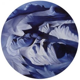 SILENZIO, 2012 - oil on canvas diameter 80 cm
