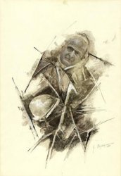 PAOLO VI, 1968 - riporti fotografici, inchiostri su carta cm. 50x70