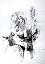INCORONAZIONE DELLA VERGINE, 1968 - riporti fotografici e acquerelli su carta cm.70x50