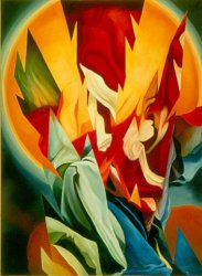 IL VERBO SI E' FATTO CARNE, 1989 - olio su tela cm. 120x160