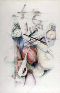 THE IDOL OF TIME, 1985 - rep. photographs and colored pencils on paper cm. 50X70