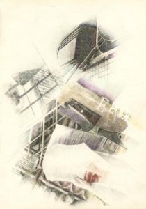 REGINA COELI, 1991 - rip. photographs and colored pencils on paper 35X50 cm