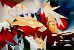 SELF PORTRAIT, 1991 - oil on canvas cm. 150x100