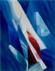 TRASPARENZE, 1997 - Olio su tela cm. 80 x 100