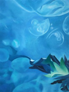 Jellyfish 2021 - oil on canvas cm. 80x60