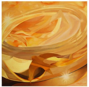 THE HONEY SONG, 2020 - Oil on canvas, cm. 40x40