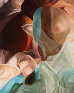LE BELLE FORME DISCIOGLIEA (FROM 'TOSCA' BY G. PUCCINI), 2015 - Oil on linen canvas, cm. 80X100