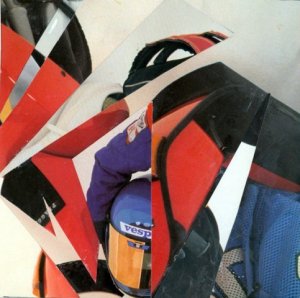 FRAGMENTS N ° 5, 1992 - collage on paper cm. 20x20