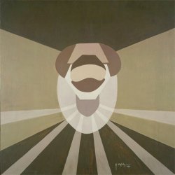 ARIETE, 1970 - Acrylic on wood, cm. 60x60