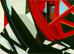FRAMMENTI, 1972 - Acrylic on canvas cm. 60 x 60