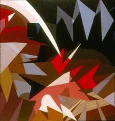 OMAGGIO A BALLA, 1973 - Acrilico su tela cm. 130 x 130
