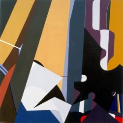 SINFONIA, 1976 - Acrylic on wood cm. 90 x 90