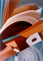 ROTATION, 1988 - Oil on canvas, cm. 50x 70